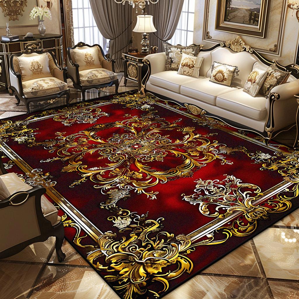 Розкішний Перський Ретро Килим Європейська Декорація Легко Чиститься Нековзкий Килим Великих Розмірів для Вітальні Спальні Гардеробної Миється М який Килимок 200*250cm
Розкішний Перський Ретро Килим Європейська Декорація Легко Чиститься Нековзкий Килим Великих Розмірів для Вітальні Спальні Гардеробної Миється М який Килимок 200*250cm