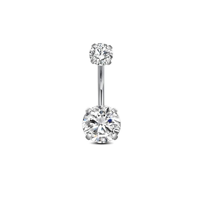One-piece silver round belly button ring - stainless steel belly button stud, unisex personalized piercing jewelry, suitable for Silver&Geometric&Navel & Bell Button Rings&Body
One-piece silver round belly button ring - stainless steel belly button stud, unisex personalized piercing jewelry, suitable for Silver&Geometric&Navel & Bell Button Rings&Body