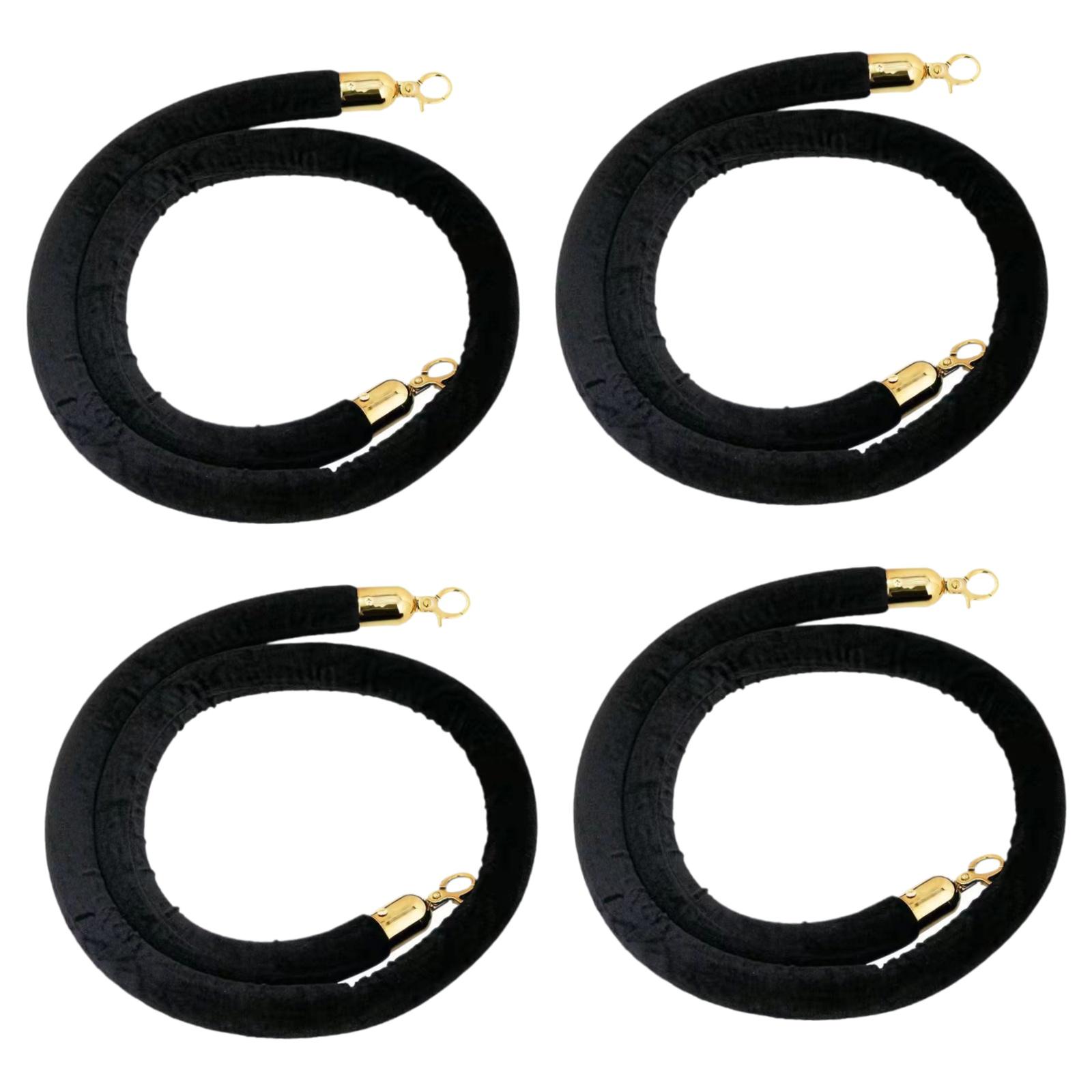 Set of 4 Velvet Stanchion Ropes 150cm/59inch for Queue Management in Food Services
Set of 4 Velvet Stanchion Ropes 150cm/59inch for Queue Management in Food Services