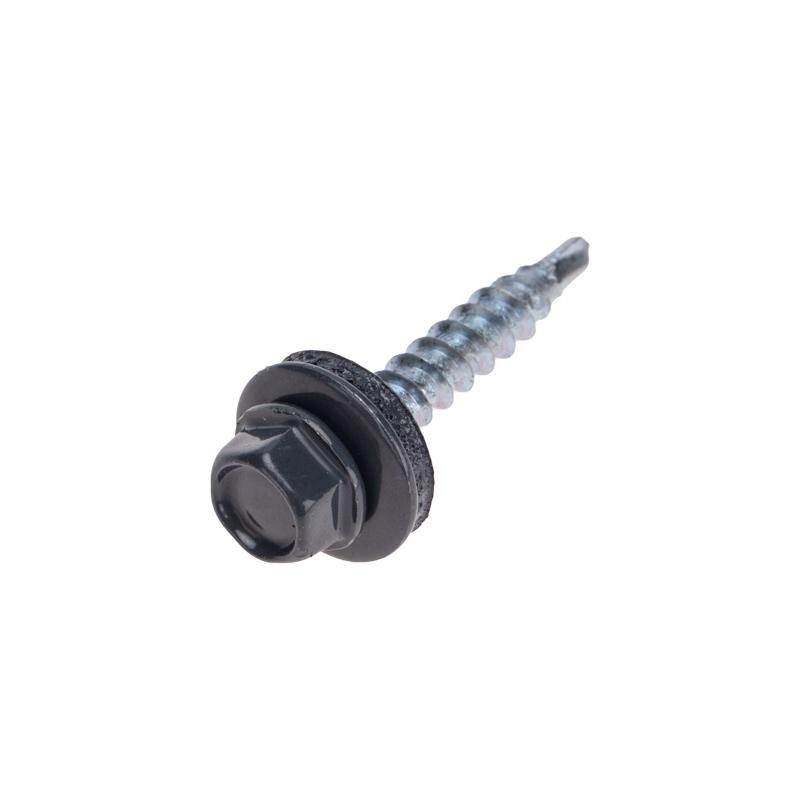 Шурупы кровельные Kranz 1205-4829-3 4 8x29 Окрашенный RAL 7024 Коробка 250 шт. в упаковке 
Шурупы кровельные Kranz 1205-4829-3 4 8x29 Окрашенный RAL 7024 Коробка 250 шт. в упаковке