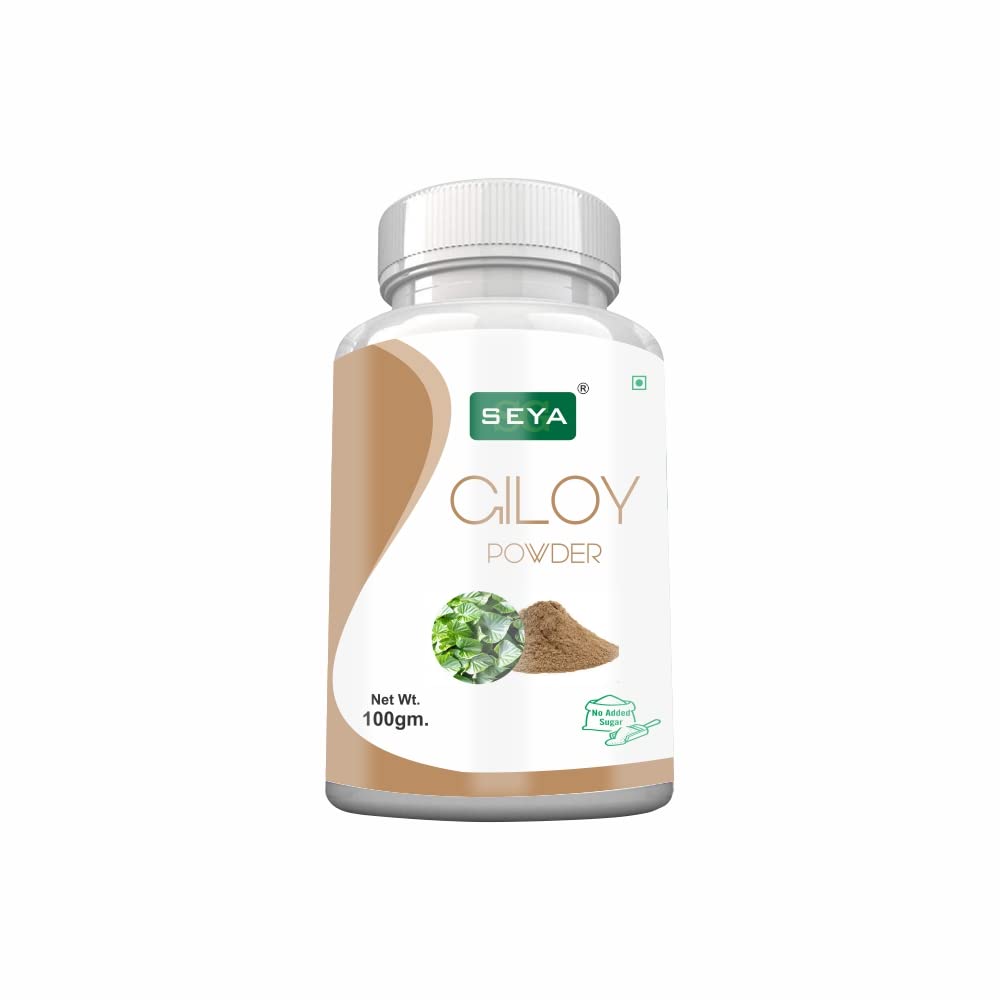 Seya Giloy Powder Guduchi, Gulvel For Immunity Booster, No Added Sugar | 100gm 0.2lbs
Seya Giloy Powder Guduchi, Gulvel For Immunity Booster, No Added Sugar | 100gm 0.2lbs