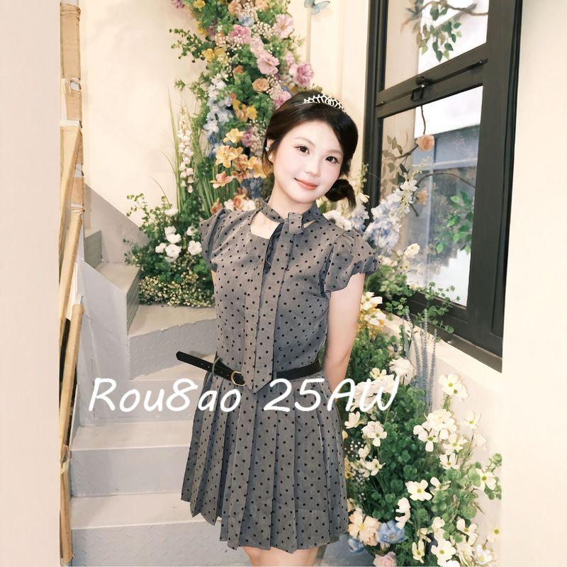 Rou8Ao Plus-Size Women s French-Style Polka Dot Dress 2026 Summer Women s Slimming Pleated Dress for Slightly Chubby Women Image color L
Rou8Ao Plus-Size Women s French-Style Polka Dot Dress 2026 Summer Women s Slimming Pleated Dress for Slightly Chubby Women Image color L