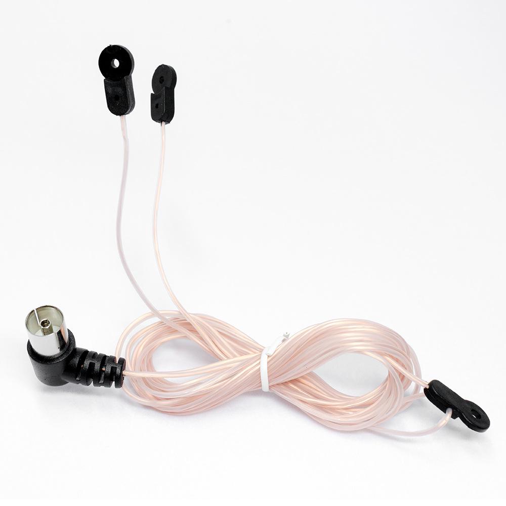 FM Radio Signal Amplifier: 2m Dual Line Indoor Antenna with Female Connector
FM Radio Signal Amplifier: 2m Dual Line Indoor Antenna with Female Connector