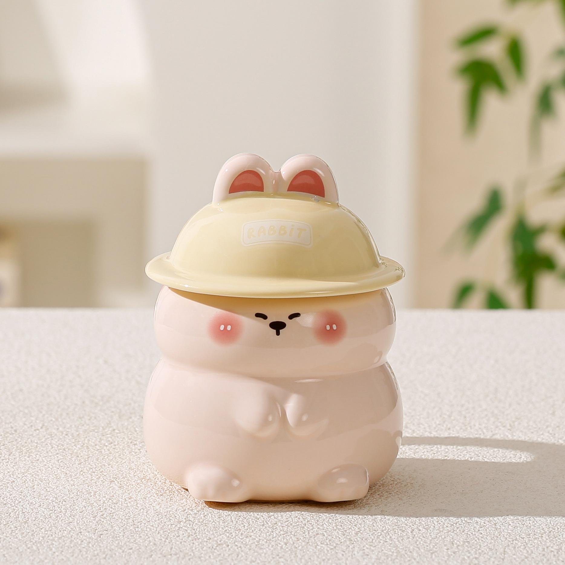 With Exquisite Color Box, Cute Little Rabbit With Lid, Water Cup, Mug, High Value, Gift Ceramic Cup For Girlfriends And Girls 301-400ml
With Exquisite Color Box, Cute Little Rabbit With Lid, Water Cup, Mug, High Value, Gift Ceramic Cup For Girlfriends And Girls 301-400ml