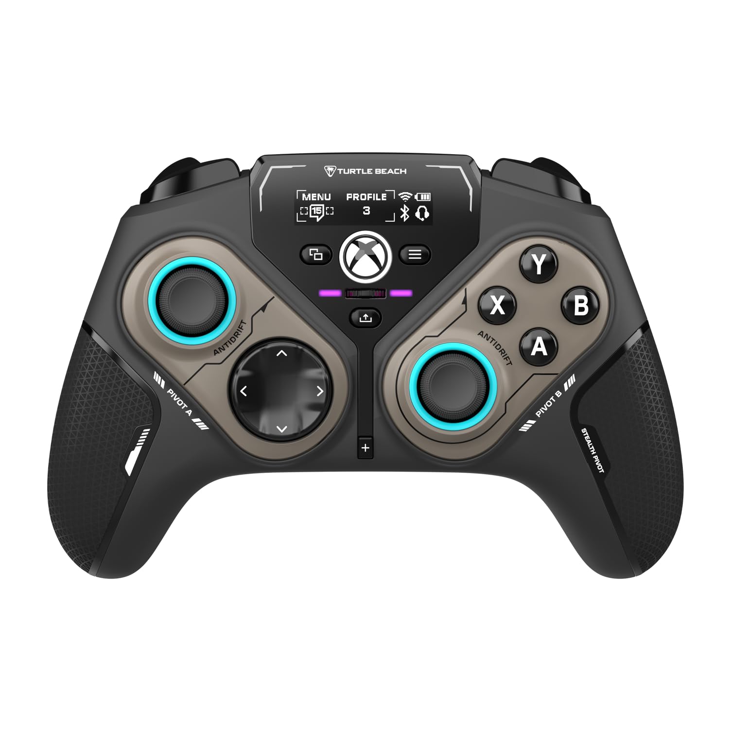 TURTLE BEACH Wireless Game Stealth Xbox Wireless 6 Rotating Display Hall Remapping Long Battery Life Controller, FPS/Fighting Compatible, Pivot, фіолетовий
TURTLE BEACH Wireless Game Stealth Xbox Wireless 6 Rotating Display Hall Remapping Long Battery Life Controller, FPS/Fighting Compatible, Pivot, фіолетовий