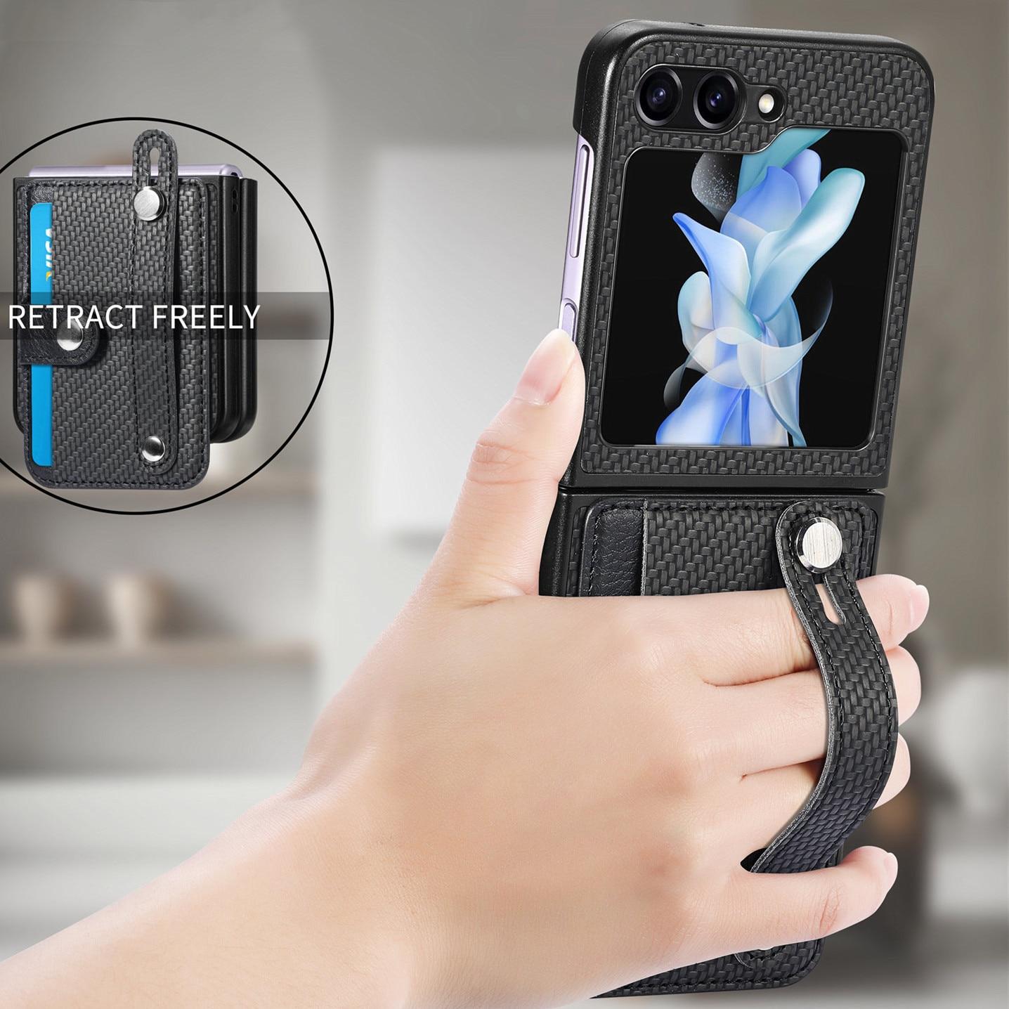 Чехол с функцией кошелька для Samsung Galaxy Z Flip 5 4 5G Flip3 Flip4 Flip5 Flip 3 Zflip5, складной чехол из углеродного волокна, сумка-держатель для карт for samsung Z Flip 4 чёрный
Чехол с функцией кошелька для Samsung Galaxy Z Flip 5 4 5G Flip3 Flip4 Flip5 Flip 3 Zflip5, складной чехол из углеродного волокна, сумка-держатель для карт for samsung Z Flip 4 чёрный
