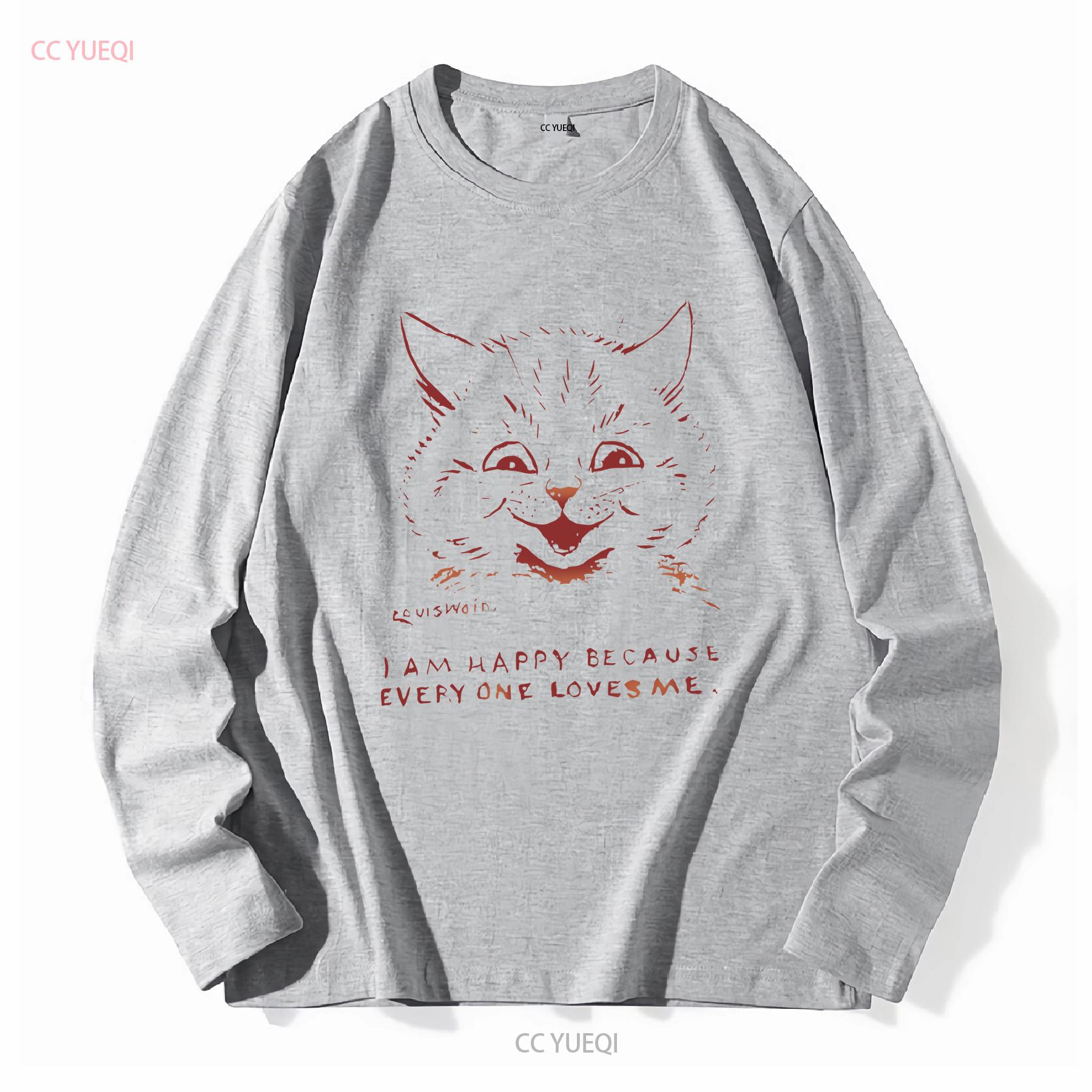 1928 louis wain painting i am happy because everyone loves me T Shirt vintage Washed Slightly Versatile Breathable Casual Soft 4XL
1928 louis wain painting i am happy because everyone loves me T Shirt vintage Washed Slightly Versatile Breathable Casual Soft 4XL
