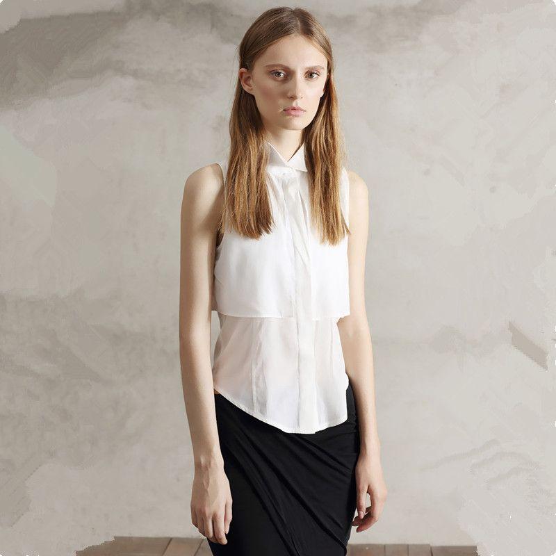 Big Sale Summer New Arrival Women s Sleeveless Floating Fabric Silk Cotton Silm Shirt Waist Back Work Clothing Business Shirt Short White L
Big Sale Summer New Arrival Women s Sleeveless Floating Fabric Silk Cotton Silm Shirt Waist Back Work Clothing Business Shirt Short White L