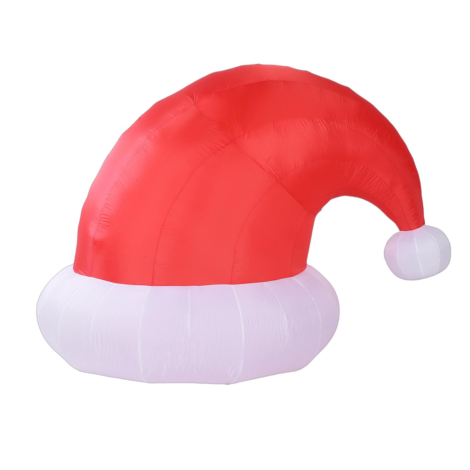 6.6ft Tall Inflatable Xmas Hat Water Proof Wind Proof Blow Up Xmas Hat with Bright LED Lights for Outdoor Garden Decor
6.6ft Tall Inflatable Xmas Hat Water Proof Wind Proof Blow Up Xmas Hat with Bright LED Lights for Outdoor Garden Decor