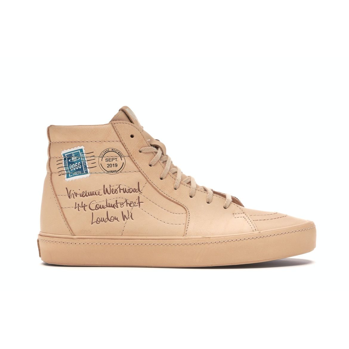 Кроссовки унисекс Vans Vivienne Westwood x Sk8-Hi Anglomania Tan Veggie-Tan VN0A4BV6XKF
Кроссовки унисекс Vans Vivienne Westwood x Sk8-Hi Anglomania Tan Veggie-Tan VN0A4BV6XKF