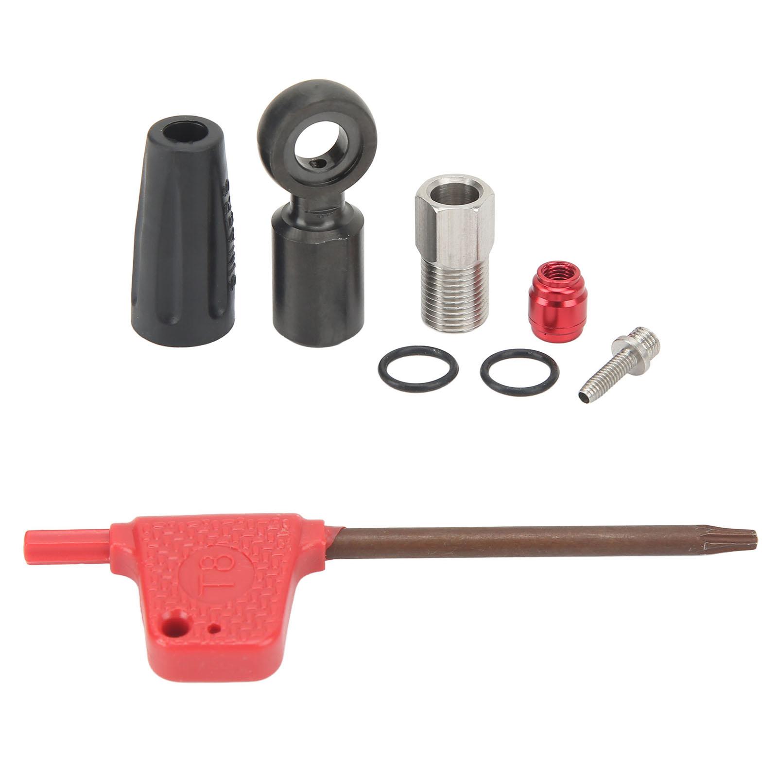 Bike DIY Repairing Kit with Olive Connecting Insert and Disc Brake Cable Adapter for SRAM FLAT