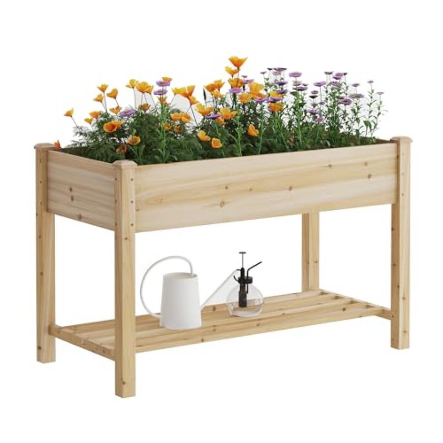Raised Garden Bed with Legs Elevated Wooden Planter Box Stand Large Planter Stand for Fruits Vegetables Flowers with Divider an United States
Raised Garden Bed with Legs Elevated Wooden Planter Box Stand Large Planter Stand for Fruits Vegetables Flowers with Divider an United States