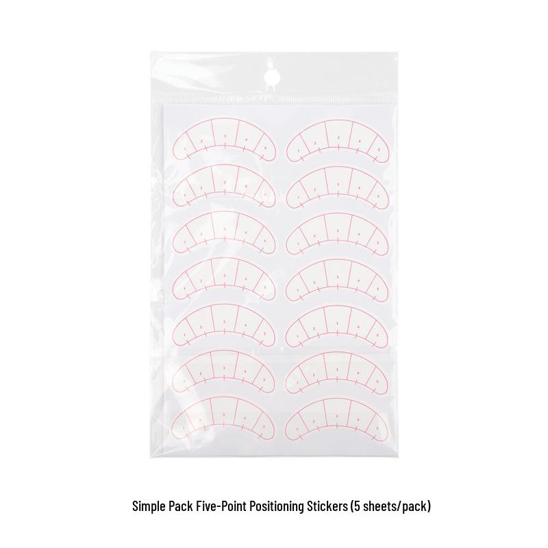 70 Pairs Eyelash Extension Positioning & Isolation Stickers - 5-Point, 10 Sheets
70 Pairs Eyelash Extension Positioning & Isolation Stickers - 5-Point, 10 Sheets