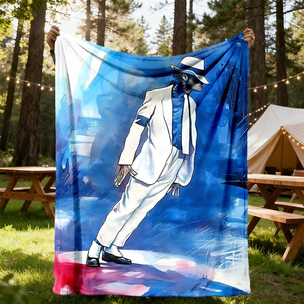 1pc Michael Jackson Outdoor Blanket Lightweight Flannel, Soft & Warm, All-Season Use for Sofa, Outdoor, Camping, Living Room, Office059 130cmx150cm
1pc Michael Jackson Outdoor Blanket Lightweight Flannel, Soft & Warm, All-Season Use for Sofa, Outdoor, Camping, Living Room, Office059 130cmx150cm
