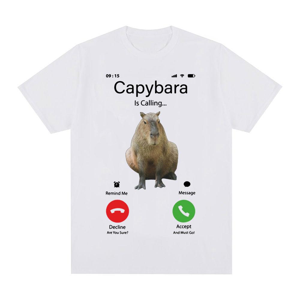 Funny Capybara Calling Tshirt Lovers Gift Largest Rodent Cavy Tshirts Fashion Casual Cotton Short Sleeve Oversized T Shirts S
Funny Capybara Calling Tshirt Lovers Gift Largest Rodent Cavy Tshirts Fashion Casual Cotton Short Sleeve Oversized T Shirts S