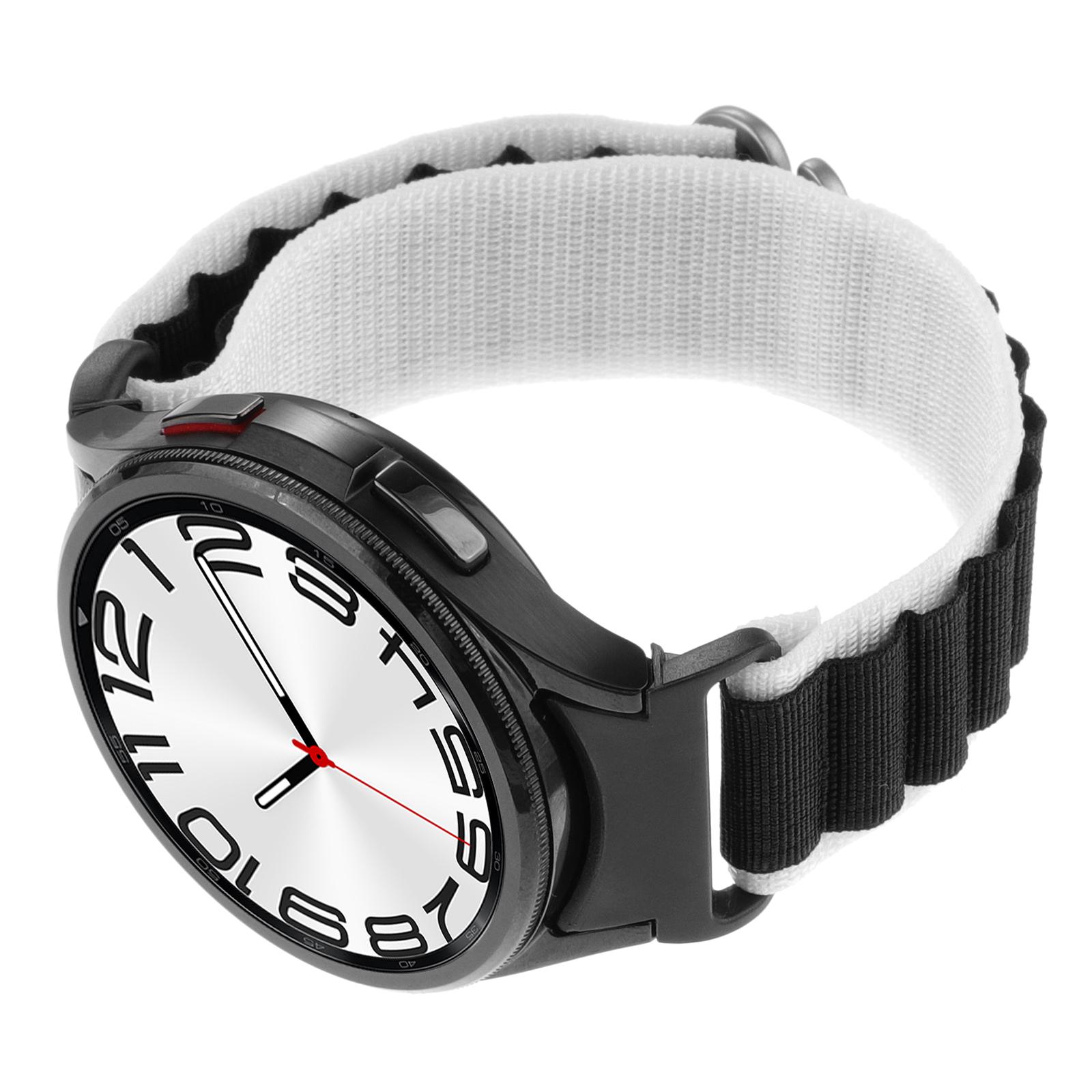 For Samsung Galaxy Watch FE 40mm/Watch6/Watch6 Classic/Watch 5/Watch4 Nylon Watch Strap G Hook Wristband Sapphire+Dark Blue
For Samsung Galaxy Watch FE 40mm/Watch6/Watch6 Classic/Watch 5/Watch4 Nylon Watch Strap G Hook Wristband Sapphire+Dark Blue