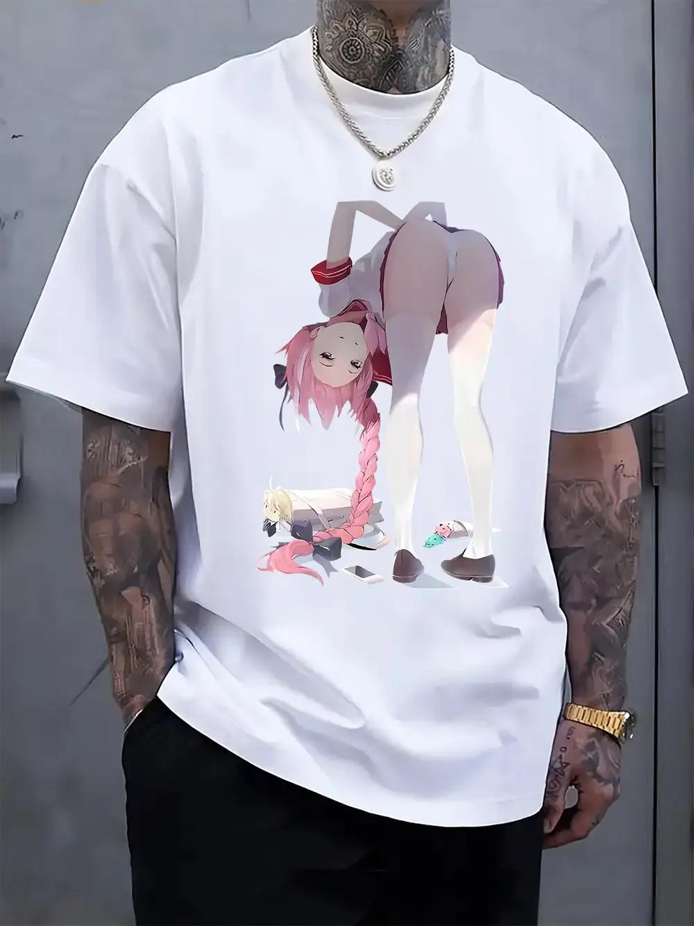 Anime Girl Graphic Print Short Sleeve T-shirt - Black Casual Summer Tee with Vibrant Pink Hair Character Design XXXL
Anime Girl Graphic Print Short Sleeve T-shirt - Black Casual Summer Tee with Vibrant Pink Hair Character Design XXXL