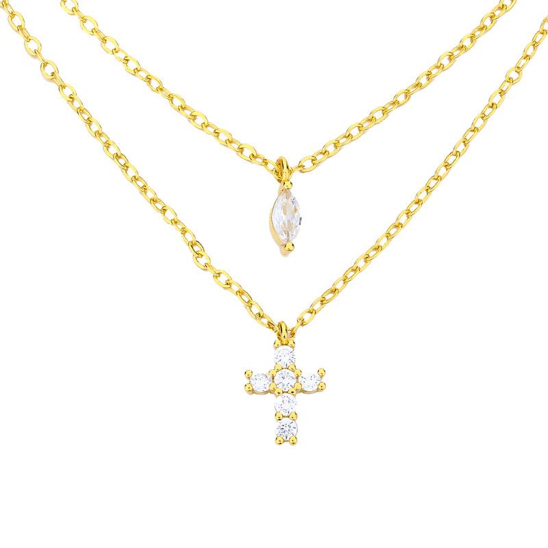 ожерелье Sterling R, легкое, роскошное, двухслойное, крестообразное, холодный стиль, капля воды, сверкающая бриллиантовая цепочка на ключицу
ожерелье Sterling R, легкое, роскошное, двухслойное, крестообразное, холодный стиль, капля воды, сверкающая бриллиантовая цепочка на ключицу