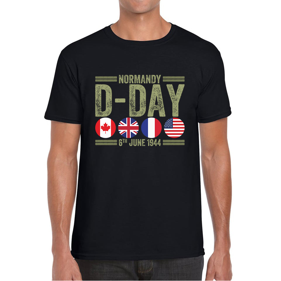 Normandy D-Day 6th June 1944 Normandy Landings World War II British Canadian Airborne Military Seaborne Invasion UK Army Veteran Patriotic T-Shirt 2XL
Normandy D-Day 6th June 1944 Normandy Landings World War II British Canadian Airborne Military Seaborne Invasion UK Army Veteran Patriotic T-Shirt 2XL