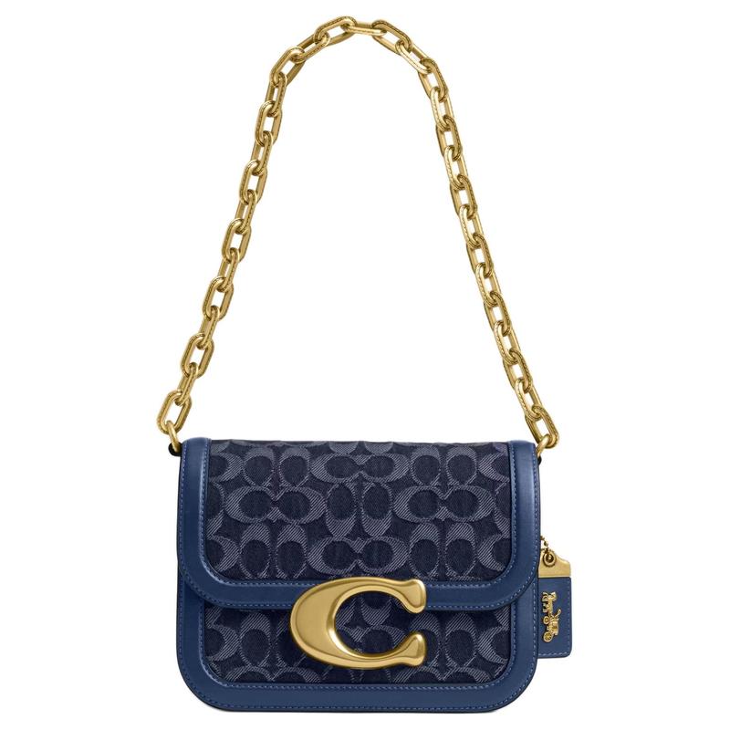 COACH IDOLSignature 21 Metal Brand Logo Fabric and Leather Crossbody Shoulder Bag Small Women s Blue синій
COACH IDOLSignature 21 Metal Brand Logo Fabric and Leather Crossbody Shoulder Bag Small Women s Blue синій