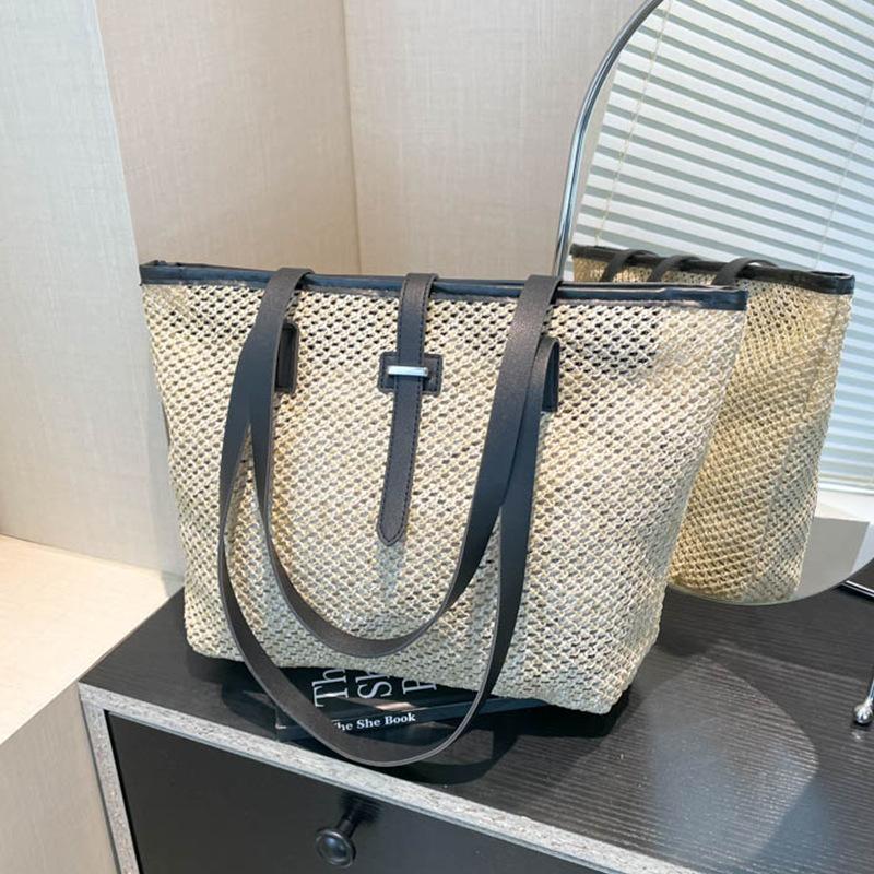 Соломенная большая вместимость личность 2025 лето новая плетеная иностранный стиль отпуск полая подмышечная наплечная сумка-тоут чёрный
Соломенная большая вместимость личность 2025 лето новая плетеная иностранный стиль отпуск полая подмышечная наплечная сумка-тоут чёрный