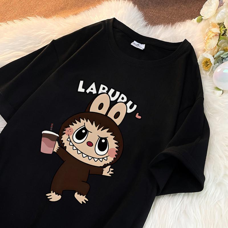 T-shirt cute cartoon Labubu print loose short sleeve S
T-shirt cute cartoon Labubu print loose short sleeve S