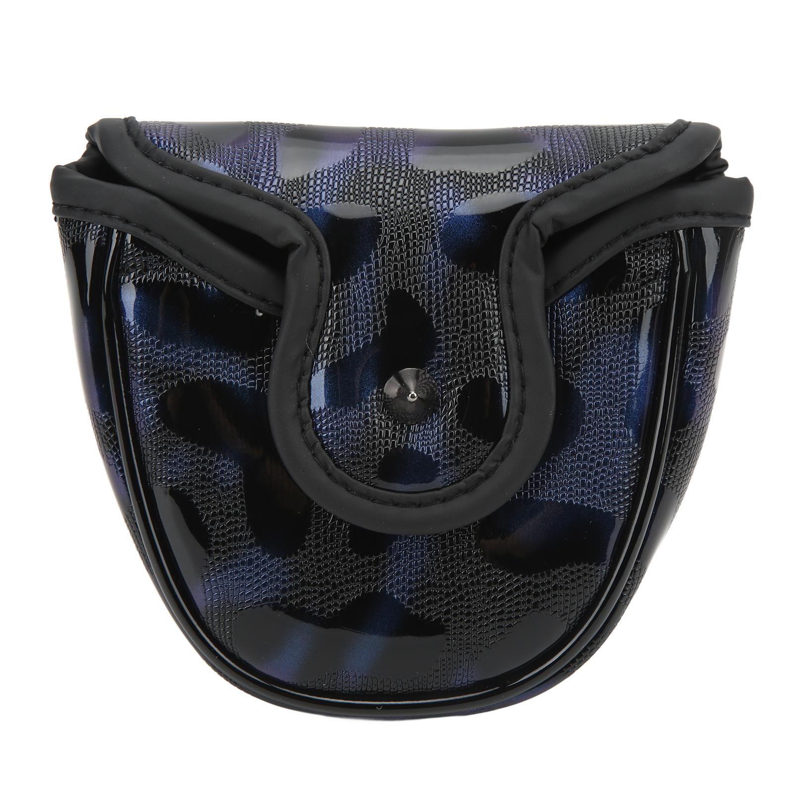Head Cover Putter PU Headcover Inner Plush Waterproof with Rivets Magnetic Buckle for Training Competition
Head Cover Putter PU Headcover Inner Plush Waterproof with Rivets Magnetic Buckle for Training Competition