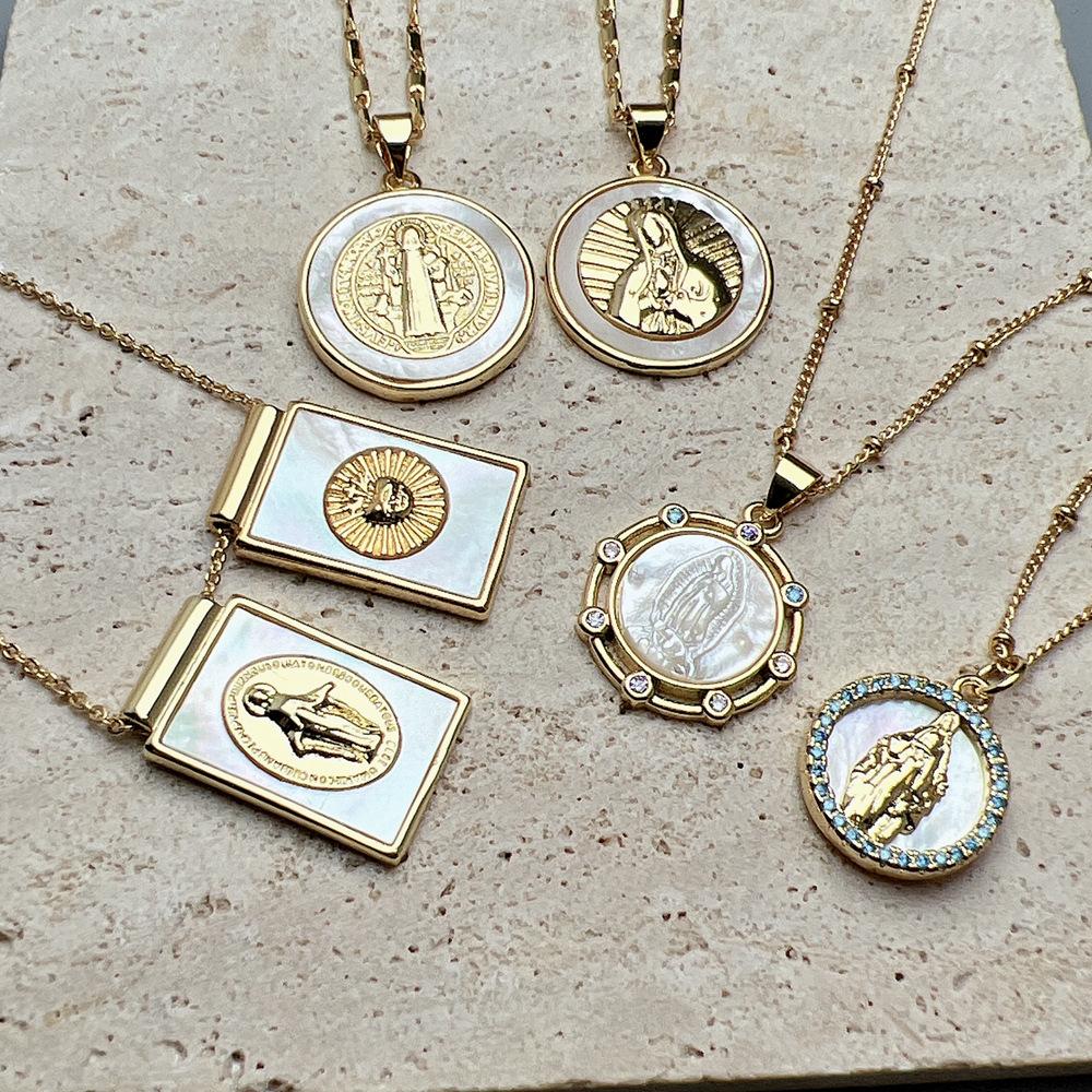 Shell Guadalupe Portrait Pendant DIY Jewelry Accessories European and American Necklace Pendant Gift Jewelry
Shell Guadalupe Portrait Pendant DIY Jewelry Accessories European and American Necklace Pendant Gift Jewelry