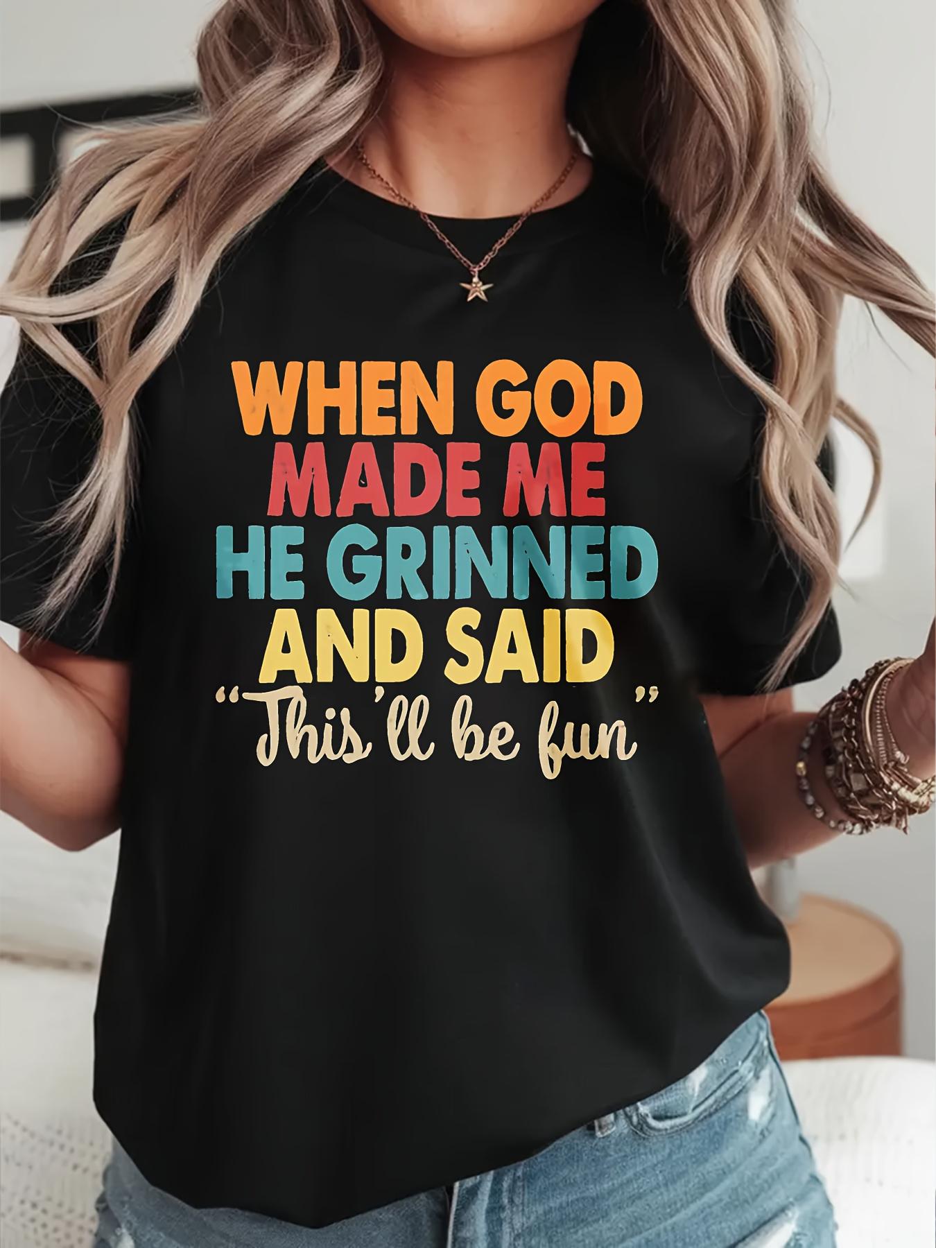 Funny Christian Shirts for Women When God Made Me He Grinned T Shirt Sarcastic Jesus Faith Religious Tops S разноцветный
Funny Christian Shirts for Women When God Made Me He Grinned T Shirt Sarcastic Jesus Faith Religious Tops S разноцветный