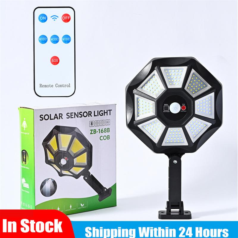 Уличные светильники с датчиком солнечной энергии и дистанционным управлением, водонепроницаемые, интегрированные, 168 светодиодов/168 COB, солнечные садовые светильники
Уличные светильники с датчиком солнечной энергии и дистанционным управлением, водонепроницаемые, интегрированные, 168 светодиодов/168 COB, солнечные садовые светильники
