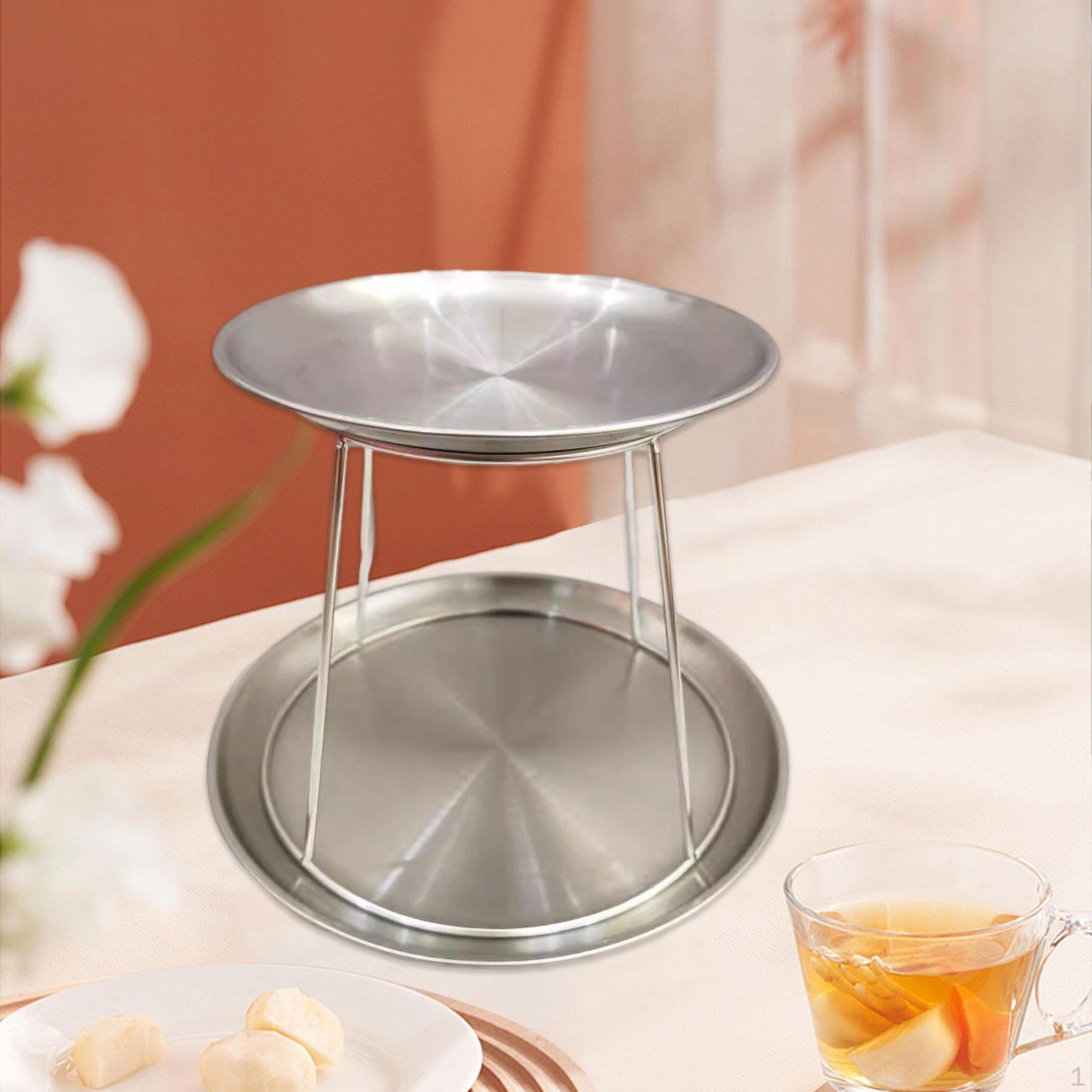 2 Tier Seafood Display Stand Stainless Steel Snack Plate Holder for Events Shallow dish
2 Tier Seafood Display Stand Stainless Steel Snack Plate Holder for Events Shallow dish