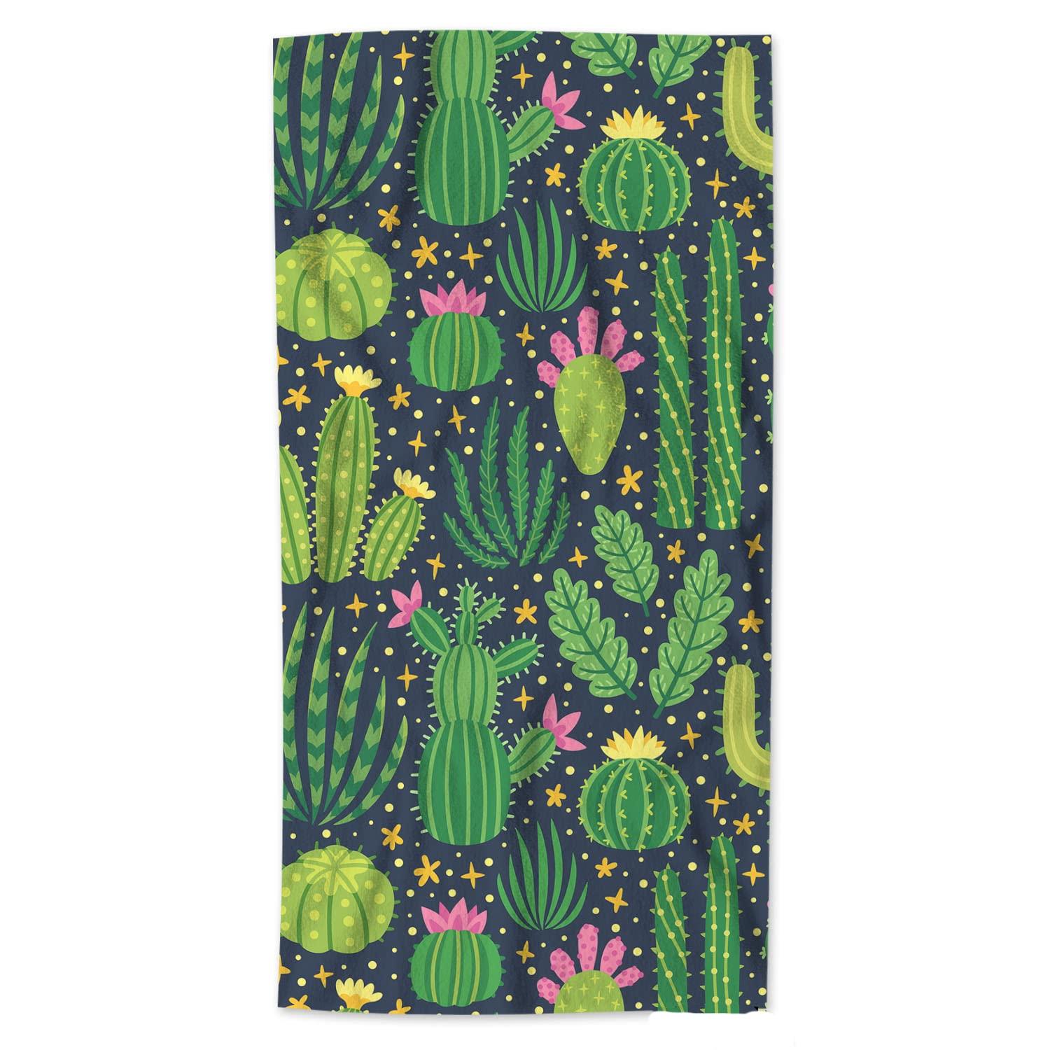 Summer Cactus Beach Towel Plant Lover Microfiber Bath Towel Gift for Kids Girl Sand Free Quick Dry Travel Towels for Pool Sports W40*H60(CM)
Summer Cactus Beach Towel Plant Lover Microfiber Bath Towel Gift for Kids Girl Sand Free Quick Dry Travel Towels for Pool Sports W40*H60(CM)