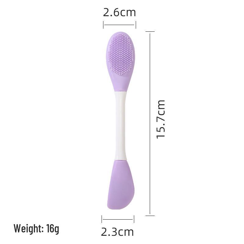 Double-Headed Silicone Face Mask and Cleansing Brush
Double-Headed Silicone Face Mask and Cleansing Brush