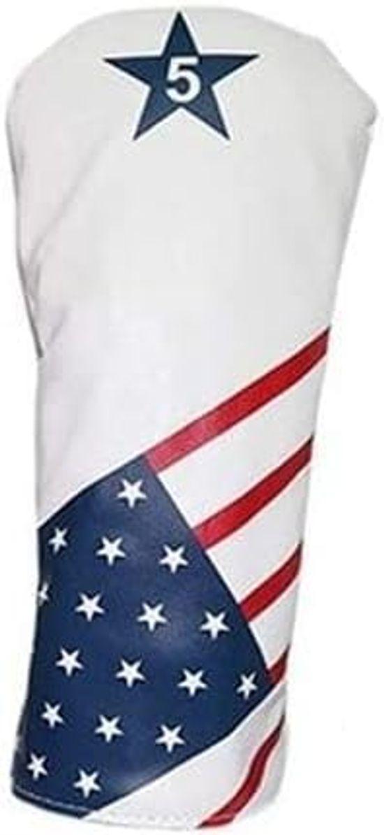 Golf Head Cover Driver Cover Wood Cover Utility UT Cover Single Item New Design American Star Wood (For No. 5)
Golf Head Cover Driver Cover Wood Cover Utility UT Cover Single Item New Design American Star Wood (For No. 5)
