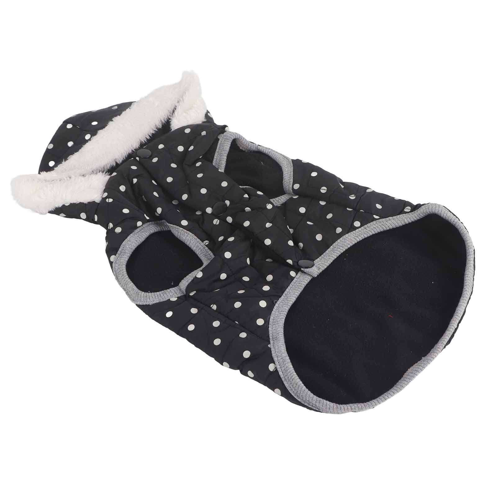 Pet Winter Vest Stylish Polka Dot Padded Thickened Hooded Dog Cold Weather Jacket for Small Medium Dogs Cats L
Pet Winter Vest Stylish Polka Dot Padded Thickened Hooded Dog Cold Weather Jacket for Small Medium Dogs Cats L