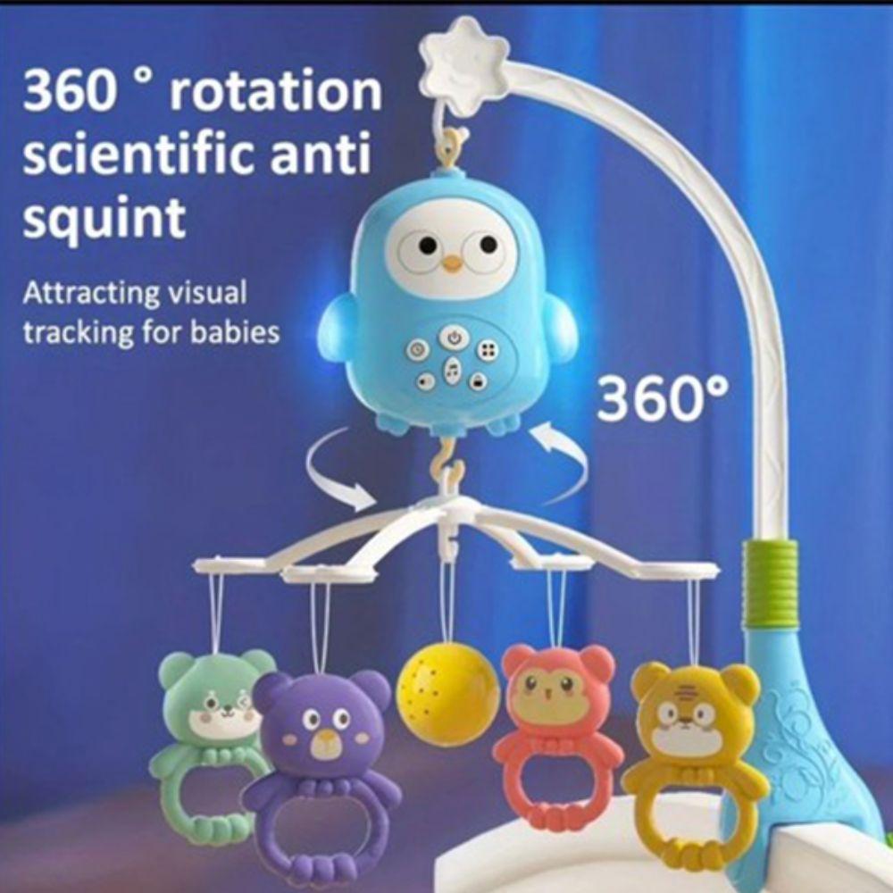 Owl Shape Baby Music Bed Bell 360 Degree Rotating Bed Bell Toy For 0-18 Months Baby рожевий
Owl Shape Baby Music Bed Bell 360 Degree Rotating Bed Bell Toy For 0-18 Months Baby рожевий