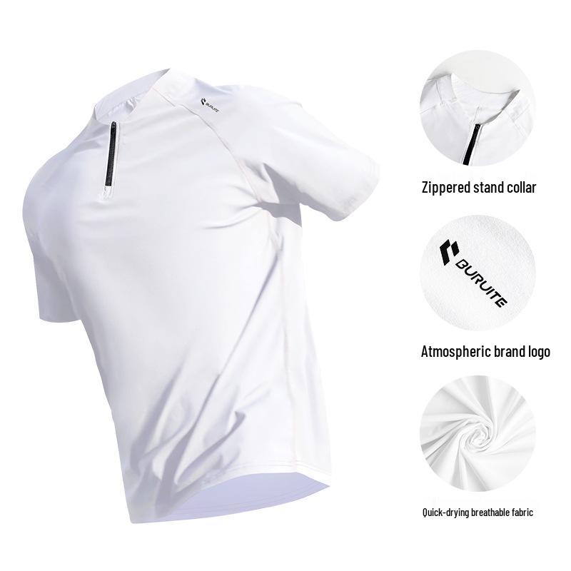 Унисекс Быстросохнущая Спортивная Футболка с Воротником-стойкой для Велоспорта и Бега 3XL белый
Унисекс Быстросохнущая Спортивная Футболка с Воротником-стойкой для Велоспорта и Бега 3XL белый