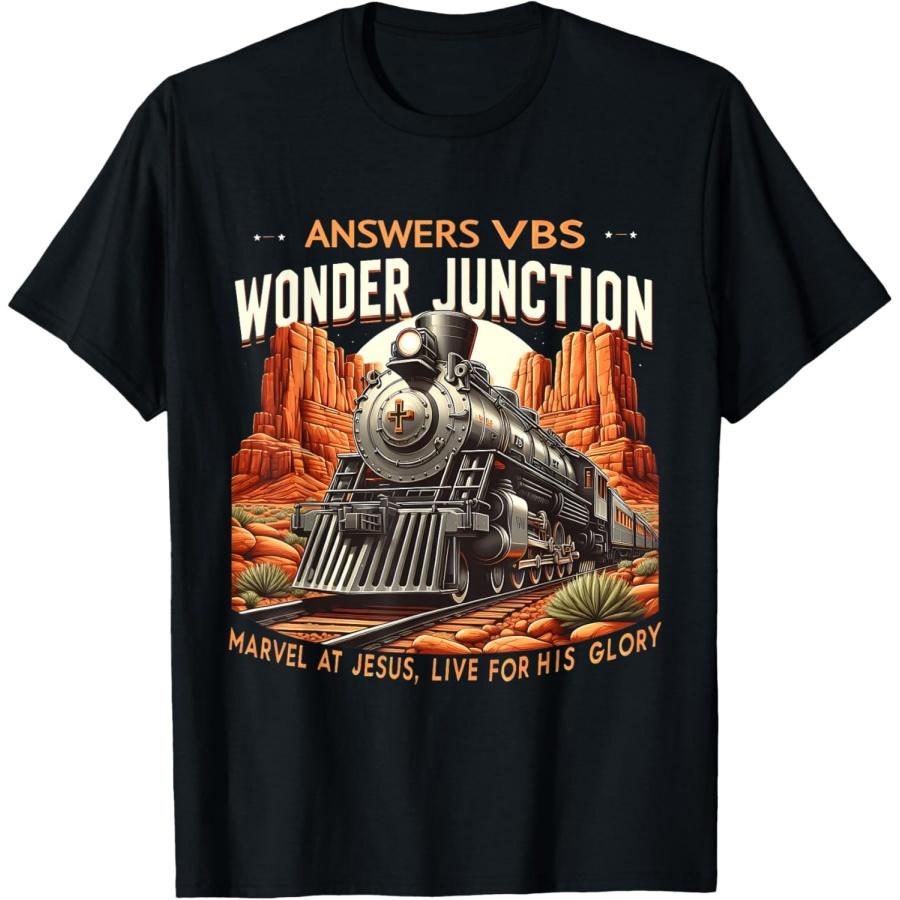 Vintage Answers VBS Wonder Junction Christian Train Theme T-Shirt(1) XXXXXL чорний
Vintage Answers VBS Wonder Junction Christian Train Theme T-Shirt(1) XXXXXL чорний