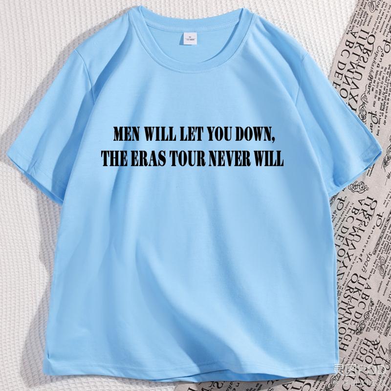 Men Will Let You Down The Eras Never Will T Shirt Funny Fan Gifts Casual Men Women Cotton Short Sleeve Pritned T Shirts 4XL
Men Will Let You Down The Eras Never Will T Shirt Funny Fan Gifts Casual Men Women Cotton Short Sleeve Pritned T Shirts 4XL