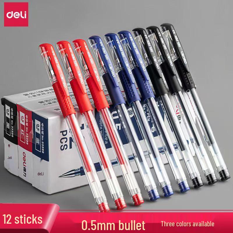 Deli Neutral Quick-Drying Ballpoint Pens, Black & Blue, Signature & Note-Taking for Students 0.5mm красный
Deli Neutral Quick-Drying Ballpoint Pens, Black & Blue, Signature & Note-Taking for Students 0.5mm красный