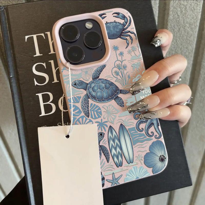 Blue Sea Turtle Crab Lychee Texture Silicone Phone Case For iPhone 17 Pro Max 14 Plus 11 12 13 14 15 16 Pro 17 Air Soft Cover iPhone 13 Pro
Blue Sea Turtle Crab Lychee Texture Silicone Phone Case For iPhone 17 Pro Max 14 Plus 11 12 13 14 15 16 Pro 17 Air Soft Cover iPhone 13 Pro