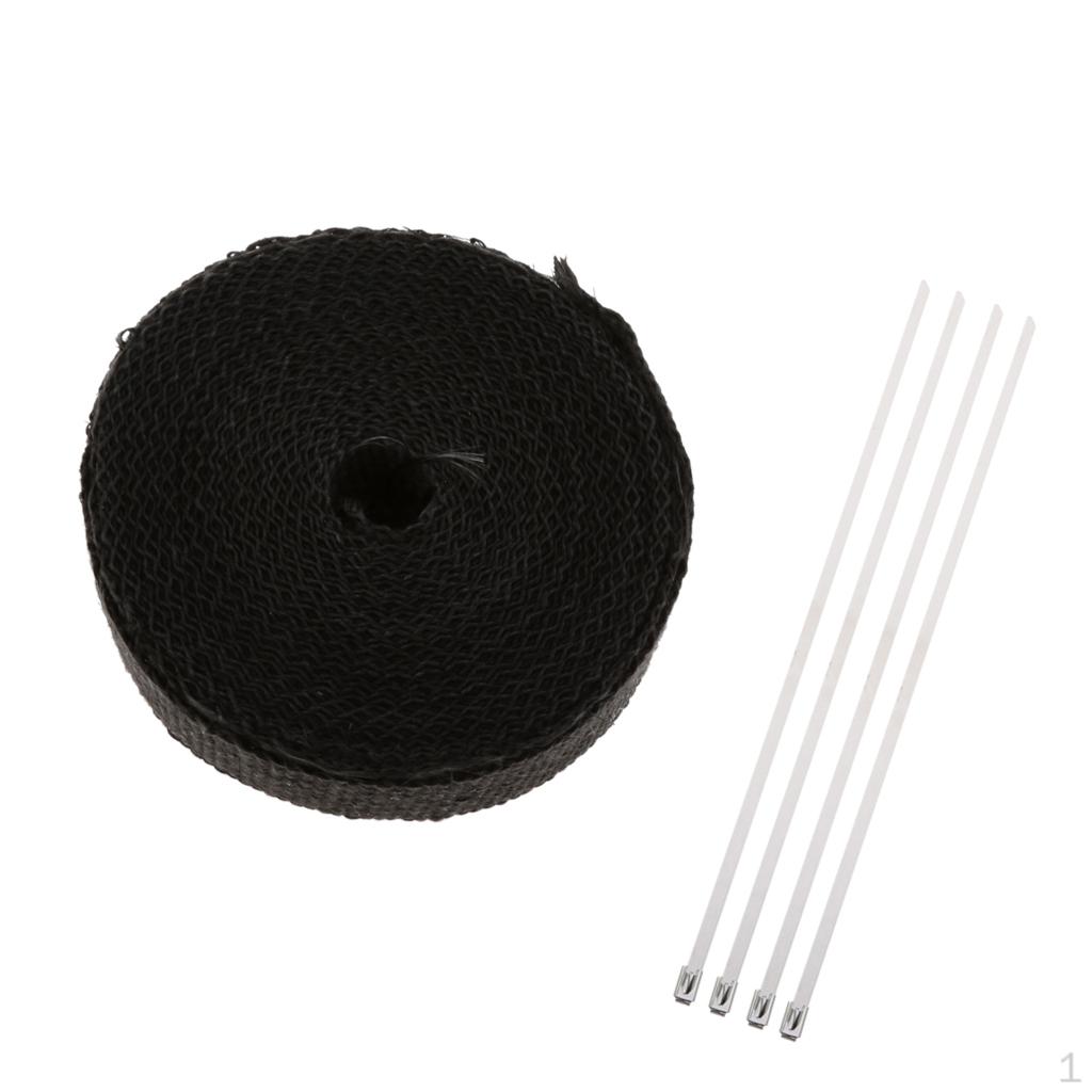 Insulation for 2 x 32ft Roll Titanium Motorcycle Exhaust Tape Thermal w/ Stainless Locking Ties чорний
Insulation for 2 x 32ft Roll Titanium Motorcycle Exhaust Tape Thermal w/ Stainless Locking Ties чорний