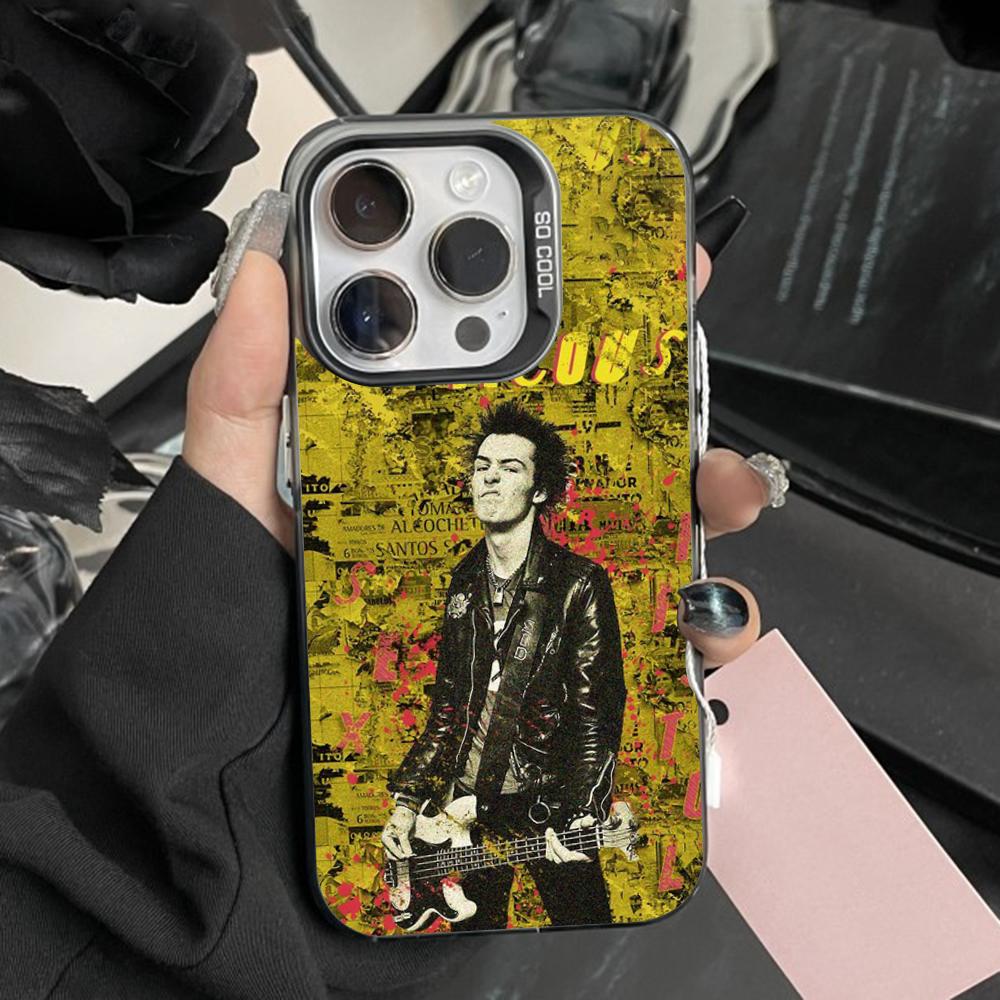 Rock S-Sid V-Vicious Phone Case For iPhone 16,15,14,13,12,11,Pro,Max,Plus,Mini,XS Anti Fall Black Matte Hard Bumper iPhone13mini
Rock S-Sid V-Vicious Phone Case For iPhone 16,15,14,13,12,11,Pro,Max,Plus,Mini,XS Anti Fall Black Matte Hard Bumper iPhone13mini