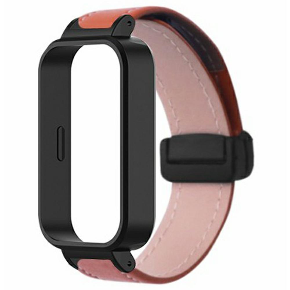 For Xiaomi Redmi Band 3 / Smart Band 9 Active Replacement Watch Band Magnetic Folding Buckle Leather Strap with PC Case
For Xiaomi Redmi Band 3 / Smart Band 9 Active Replacement Watch Band Magnetic Folding Buckle Leather Strap with PC Case