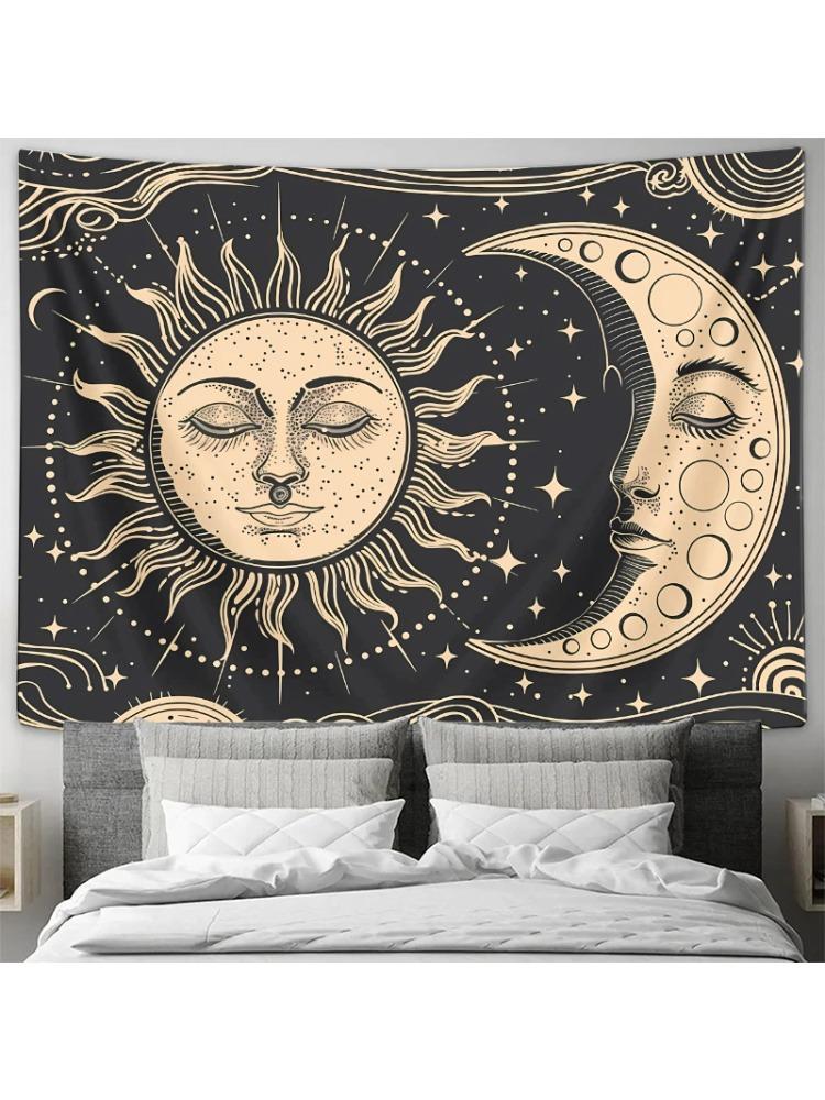 Starry Sky Dream Wall Hanging Home Decor Tapestry Featuring Sun and Moon Patterns 74x94cm(29x37in)
Starry Sky Dream Wall Hanging Home Decor Tapestry Featuring Sun and Moon Patterns 74x94cm(29x37in)