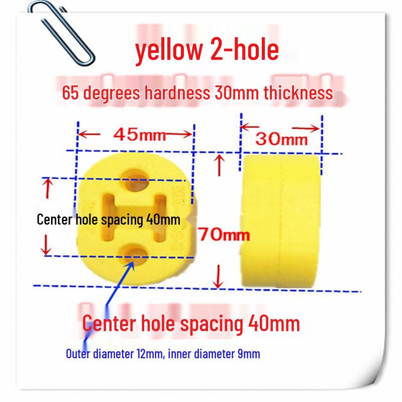 Subaru BRZ Double Steel Ring Exhaust Pipe Hanger - Reinforced Rubber for Reduced Resonance, Free Shipping
Subaru BRZ Double Steel Ring Exhaust Pipe Hanger - Reinforced Rubber for Reduced Resonance, Free Shipping