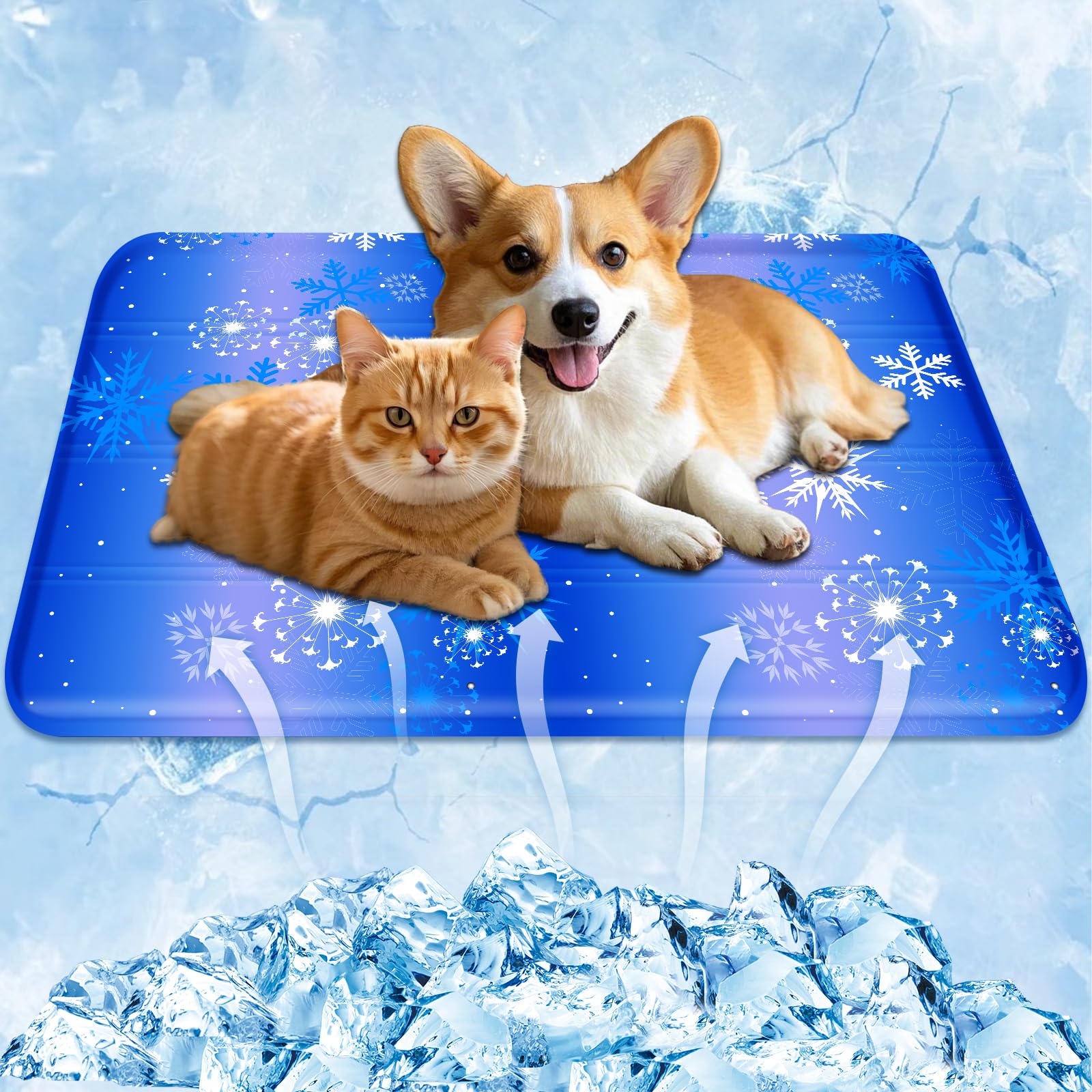 Охлаждающий коврик для 70 x 100 охлаждающий коврик для собак и складной охлаждающий до охлаждающего геля тепловой удар подходит для маленьких и и других также для людей синий
Охлаждающий коврик для 70 x 100 охлаждающий коврик для собак и складной охлаждающий до охлаждающего геля тепловой удар подходит для маленьких и и других также для людей синий