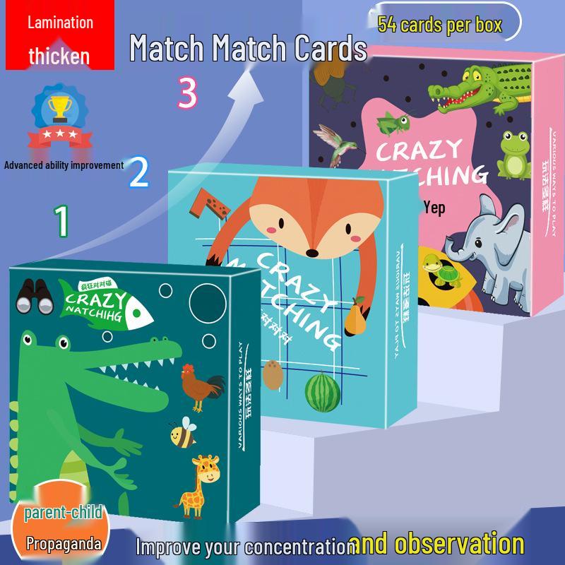 Карточки для памяти «Безумные животные»: Игра для раннего развития для детей 3-6 лет - Веселье для родителей и детей
Карточки для памяти «Безумные животные»: Игра для раннего развития для детей 3-6 лет - Веселье для родителей и детей