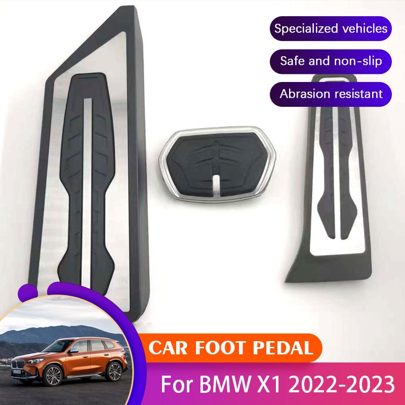 AT MT автомобильные чехлы на педали без сверления для BMW X1 iX1 U11 2022 2023 автомобильные Нескользящие автомобильные накладки на педали тормоза и сцепления 
AT MT автомобильные чехлы на педали без сверления для BMW X1 iX1 U11 2022 2023 автомобильные Нескользящие автомобильные накладки на педали тормоза и сцепления