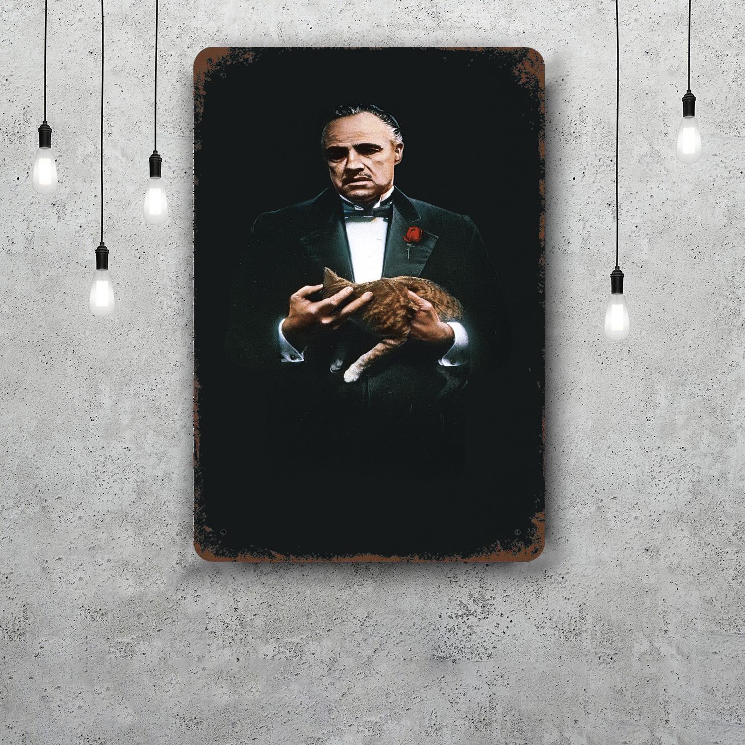 corleone al pacino Metal Signs wall decor Vintage Tin Signs Captain Metal Poster Decor for Bar Pub Club Wall Decoration 20x30cm(7.8x11.8inch)
corleone al pacino Metal Signs wall decor Vintage Tin Signs Captain Metal Poster Decor for Bar Pub Club Wall Decoration 20x30cm(7.8x11.8inch)
